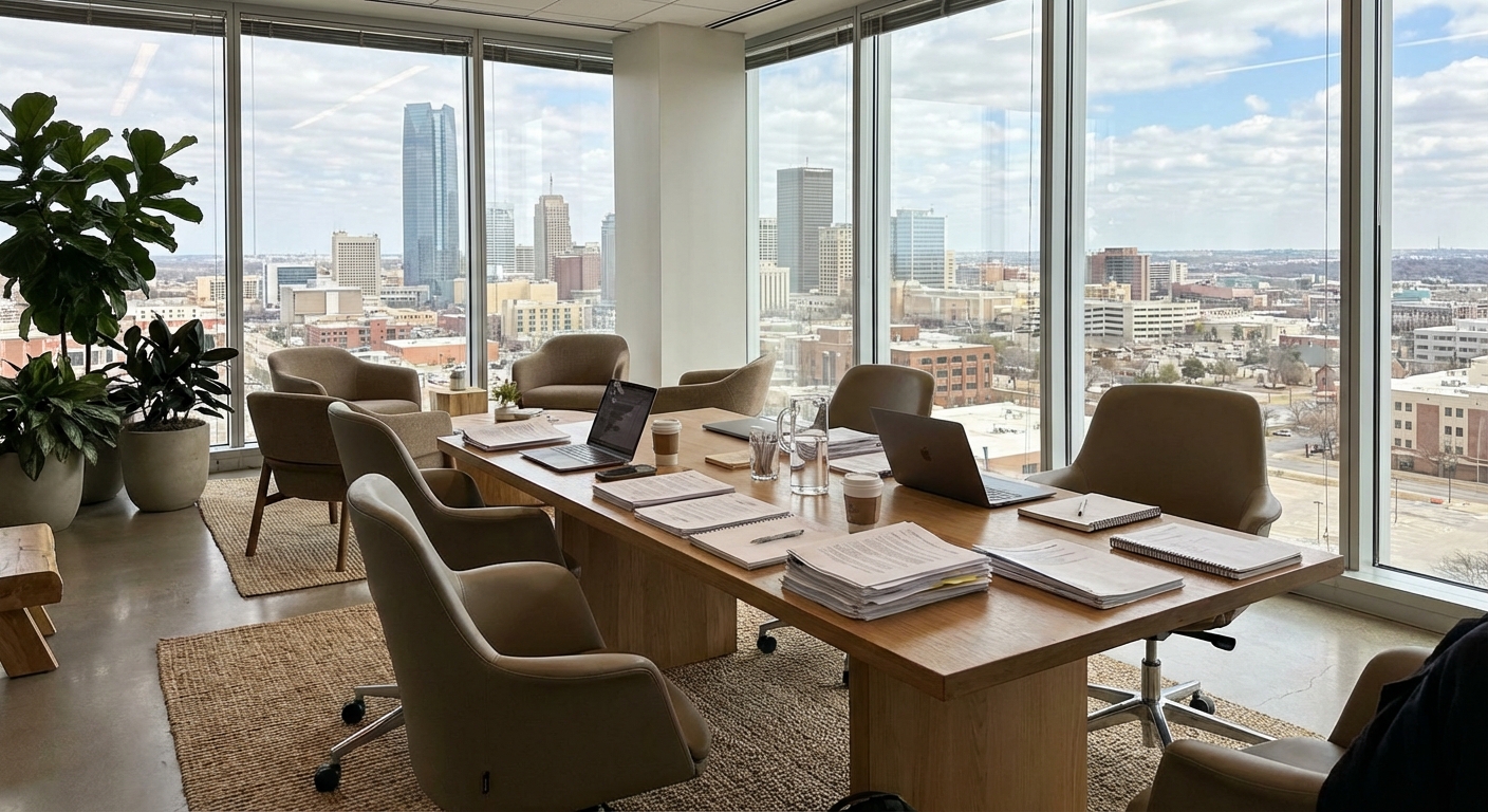 Modern Oklahoma corporate office